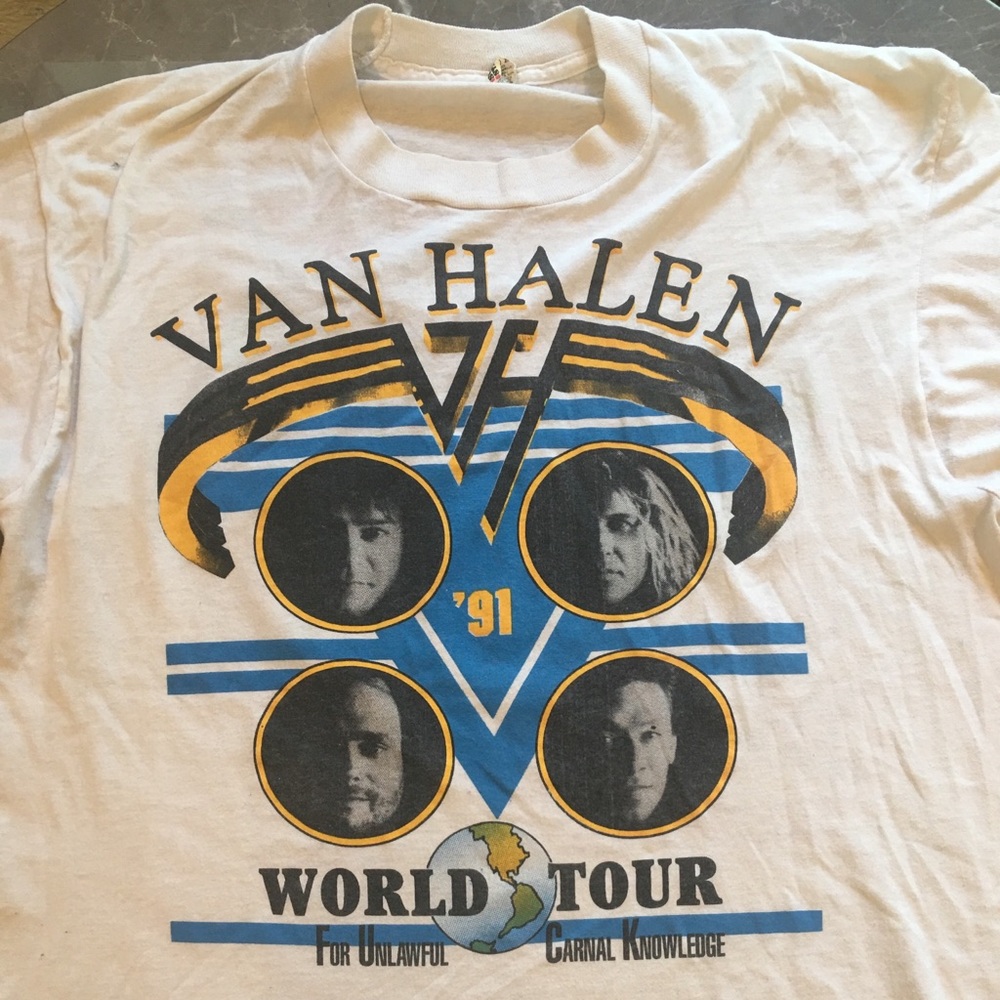 VINTAGE 1991 VAN HALEN T SHIRT